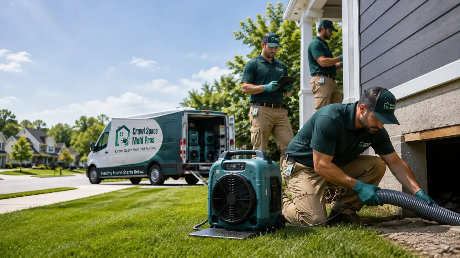 Crawl Space Mold Removal in Stewardson, IL